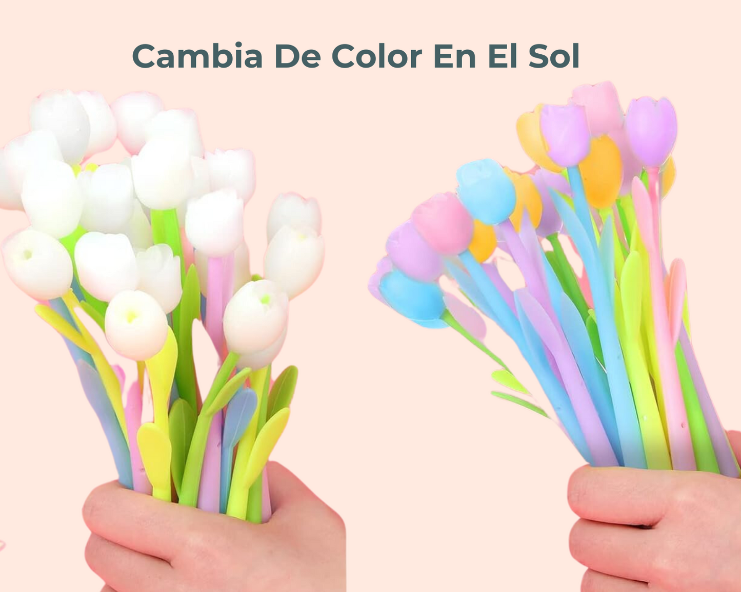 Bouquette de Bolígrafos Con Forma De Flor Punta 0.5mm