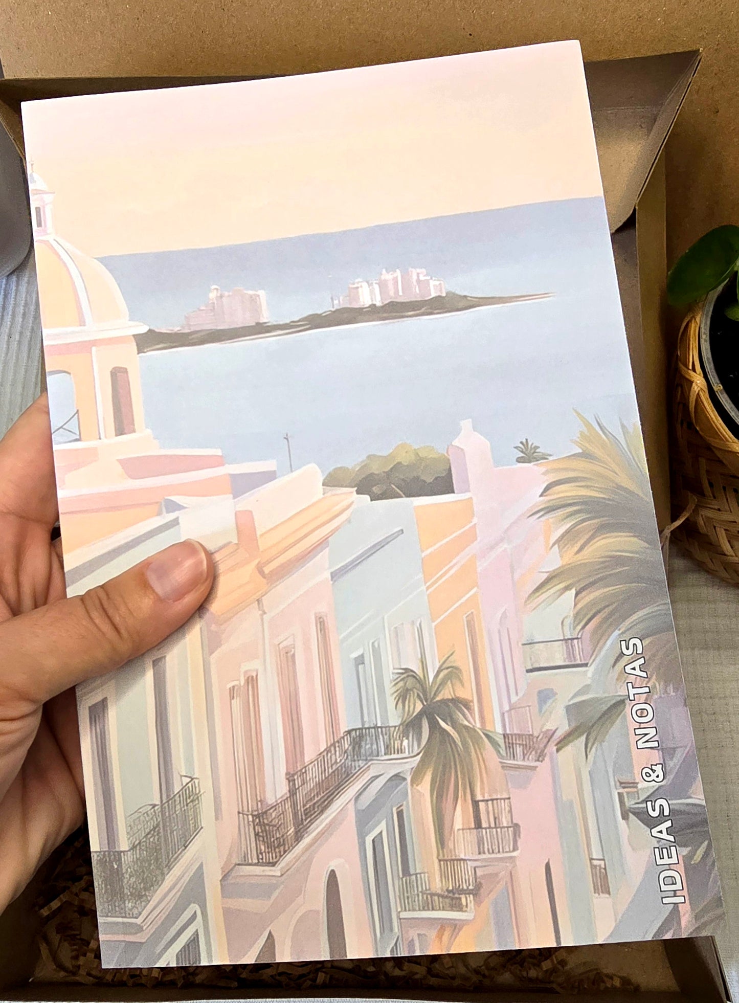 Libreta Con Líneas Inspirada En Las Calles Del Viejo San Juan
