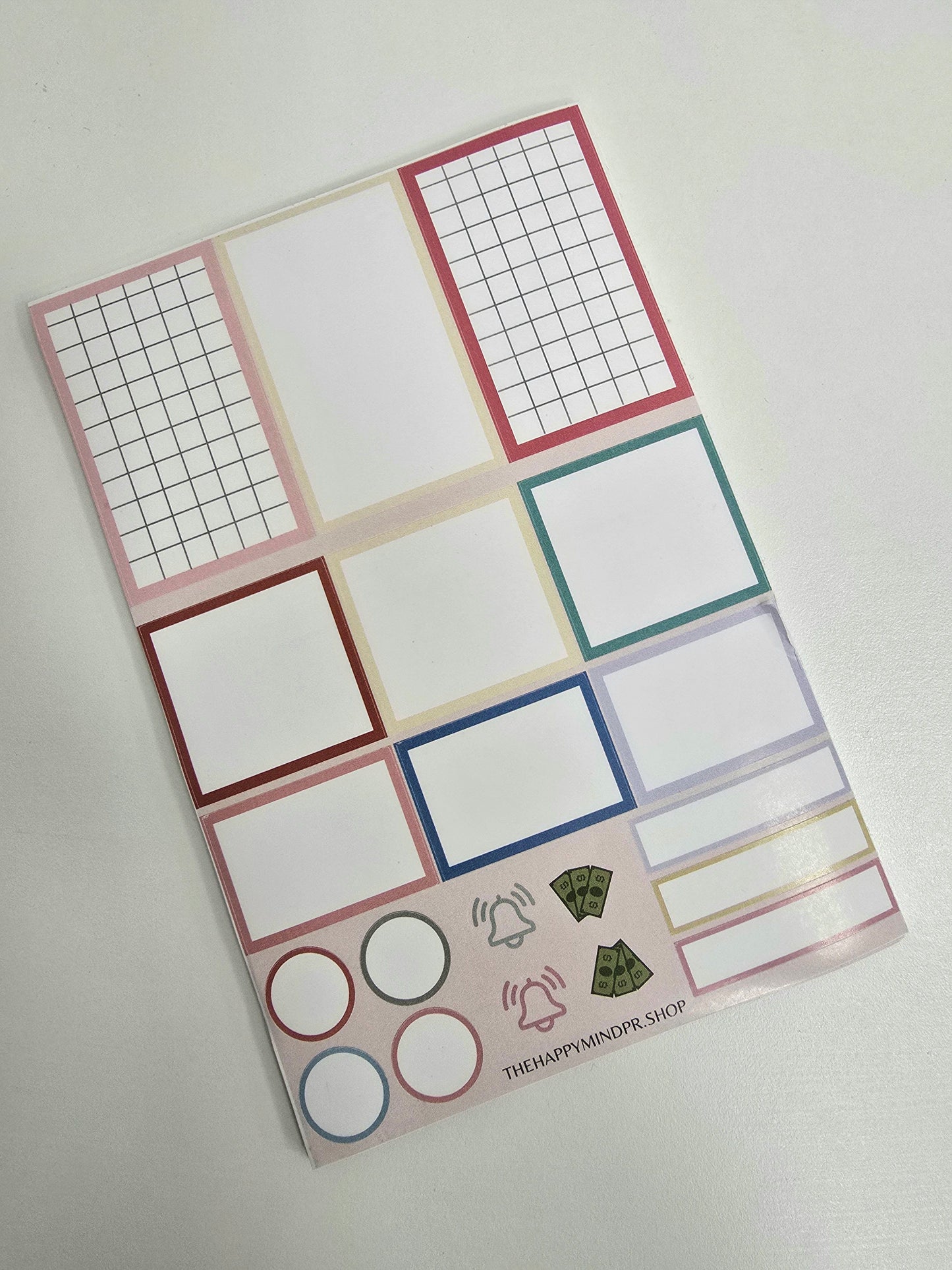 Kit de Stickers (5 Hojas) "Fe & Primavera" Para Agenda/Journal/Libretas