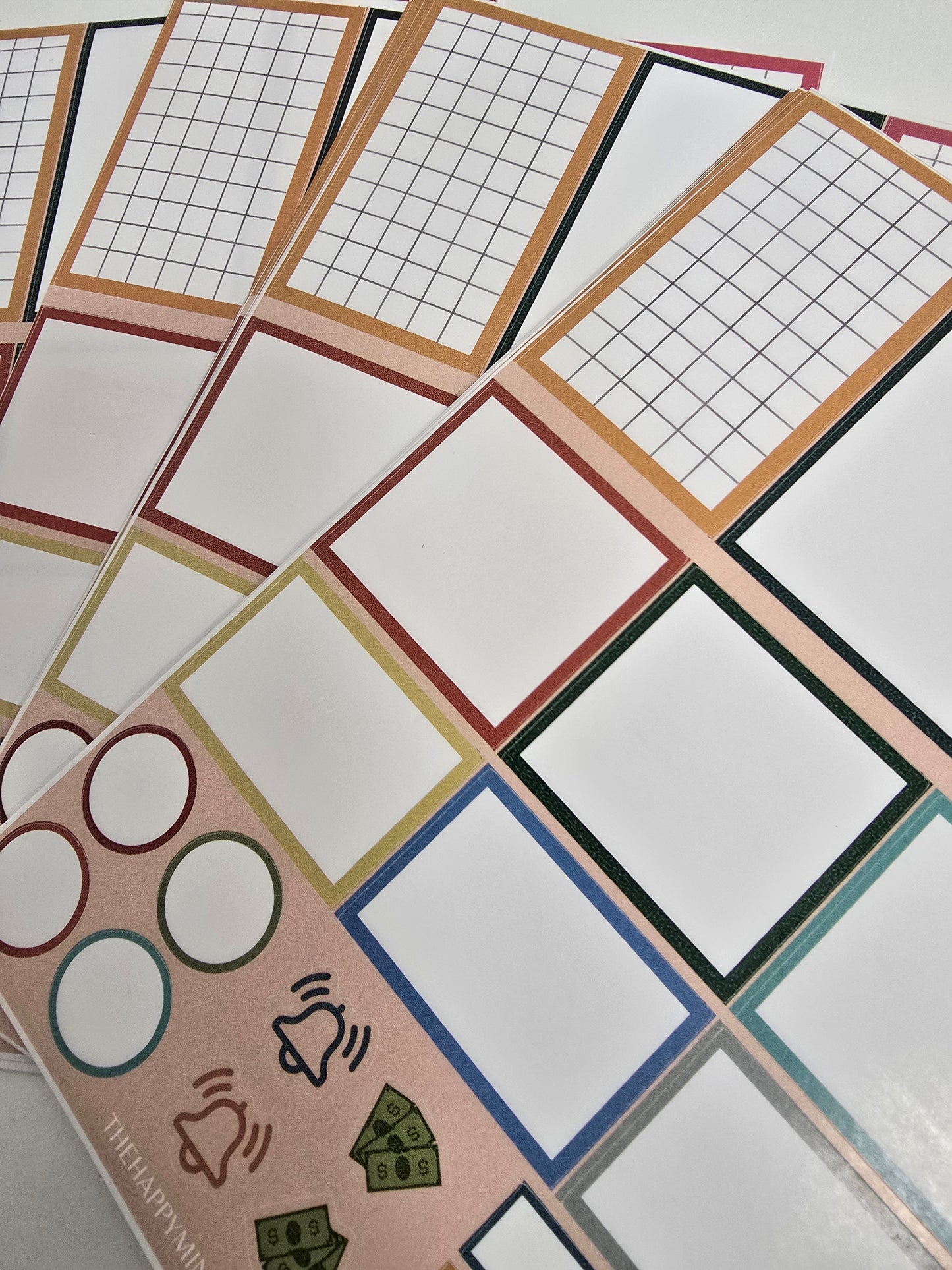 Kit de Stickers (5 Hojas) "Patria" Para Agenda/Journal/Libretas
