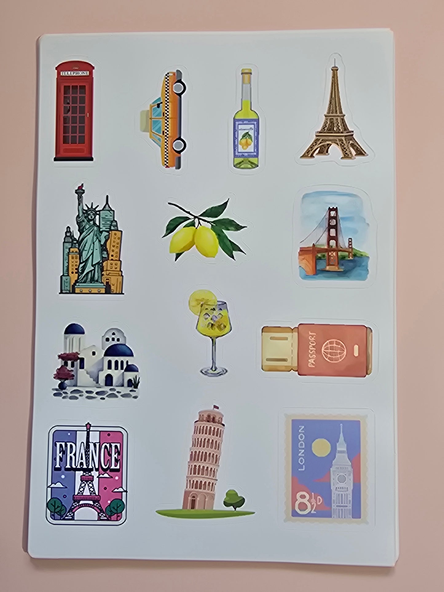 Destinos (46 Stickers)