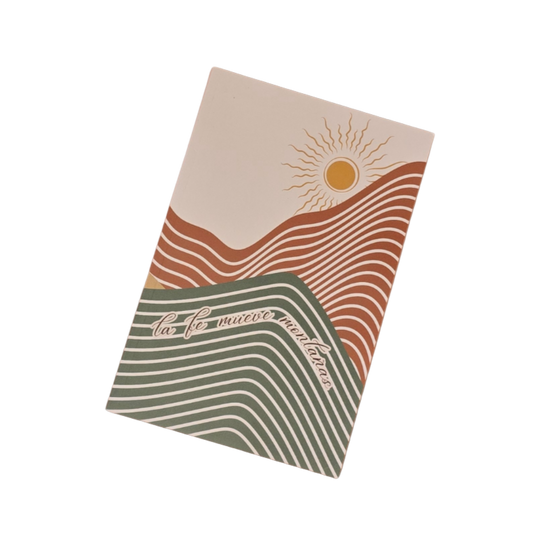 Libreta La Fe Mueve Montañas