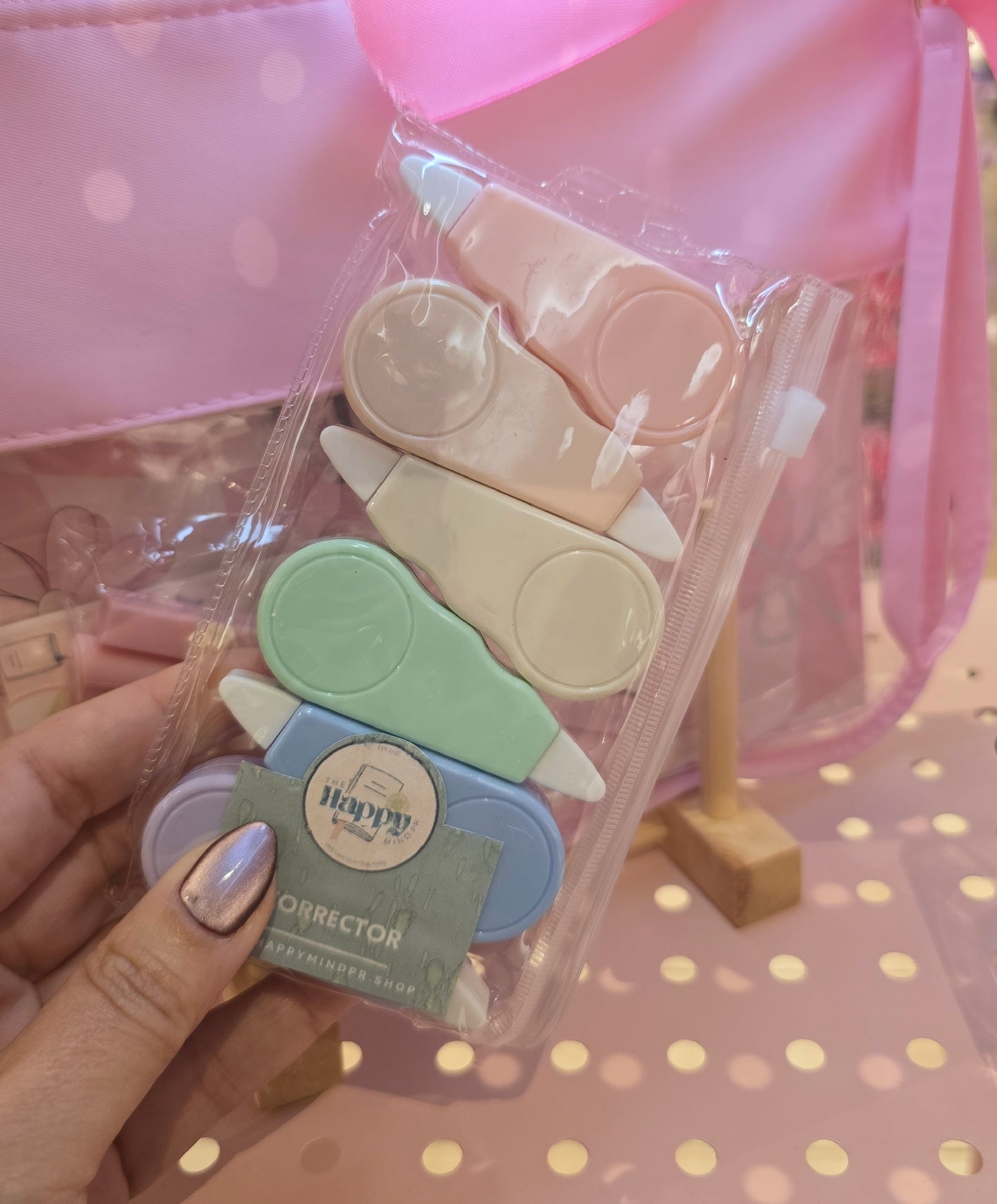 Paquete de 6 Mini Cinta Correctora