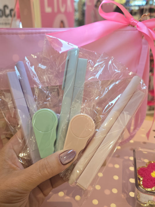 Stationery Set de Boli a Color, Highlighter y Corrector