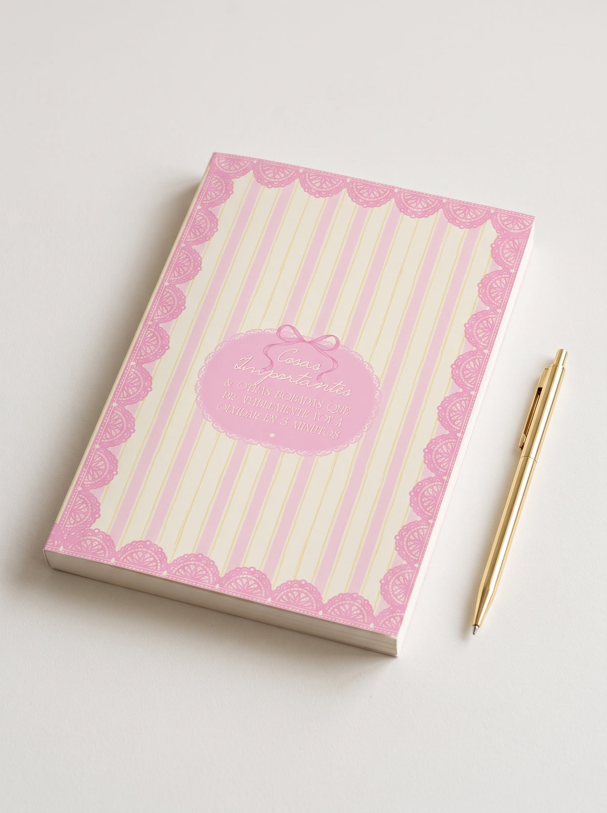 Cosas Importantes & Otras Bobadas Que Probablemente Voy a Olvidar En 5 Minutos: Line Journal 6x9