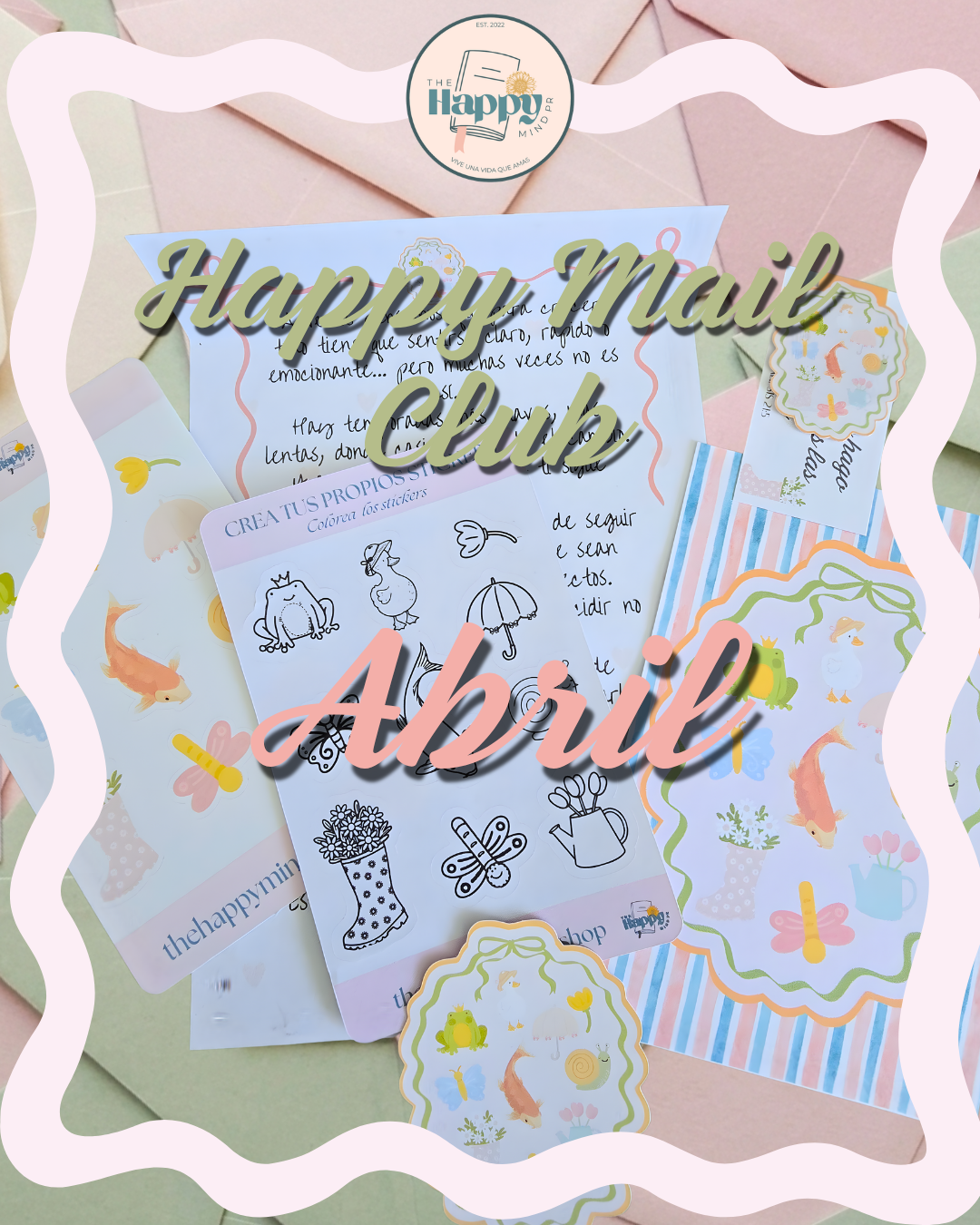 Happy Mail Club 💌(Suscripción Mensual)