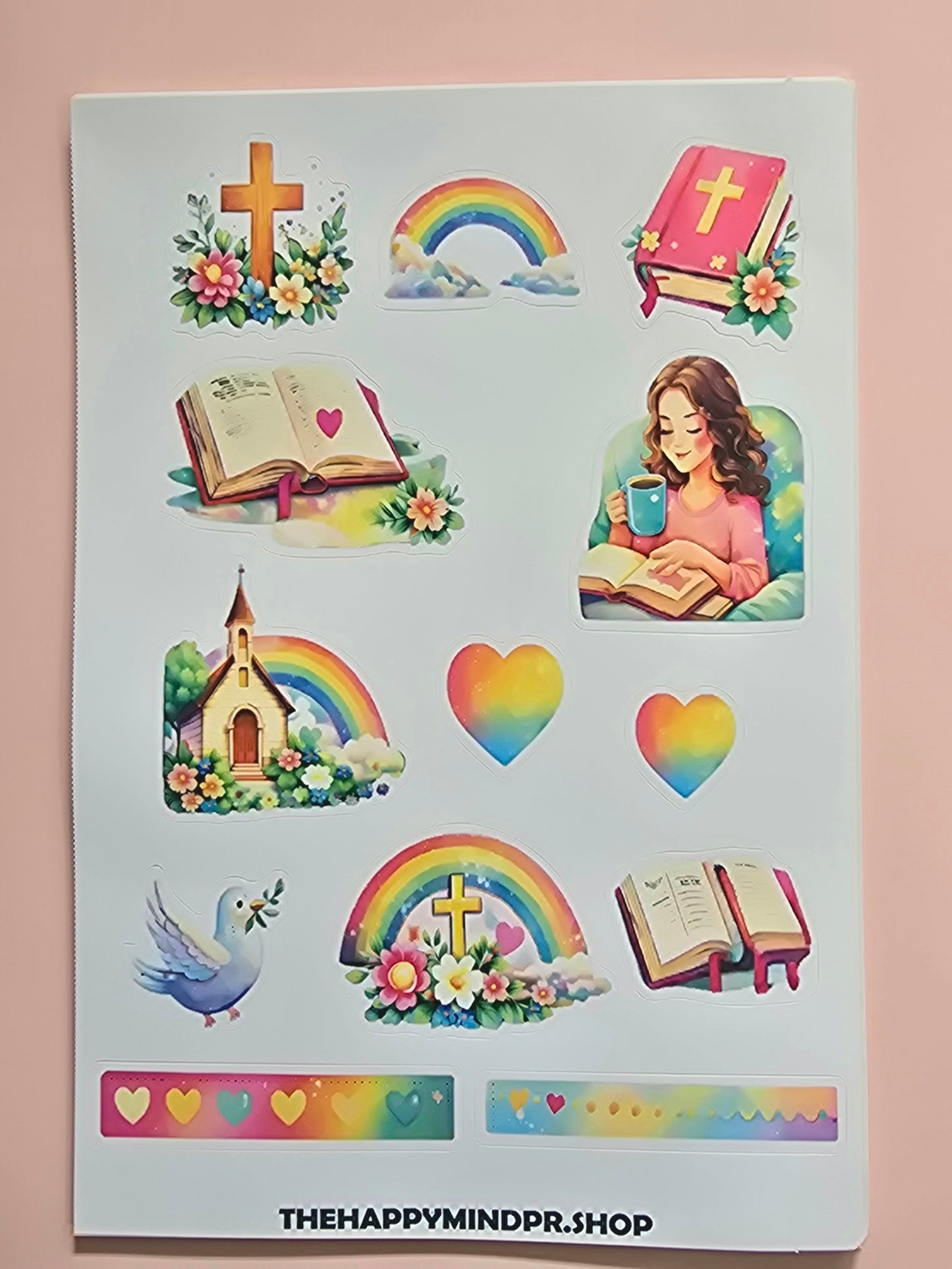 Fe Colorido (56 Stickers)