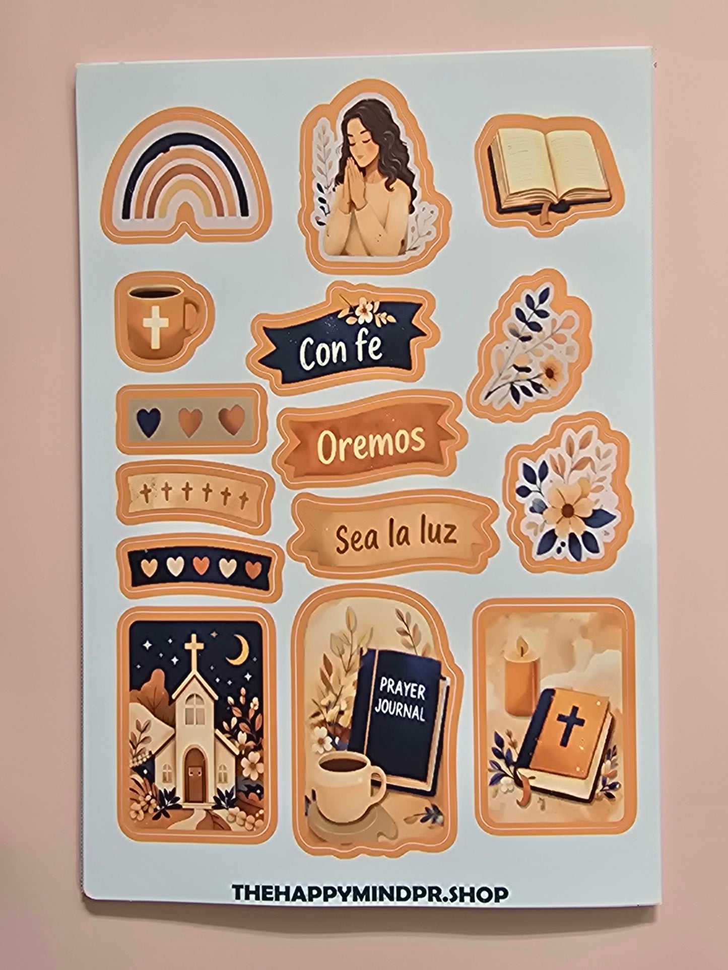 Fe Colores Tierra (53 Stickers)