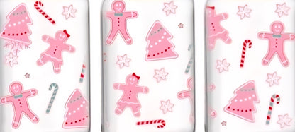 Bookmarks Acrílico Navidad Rosado