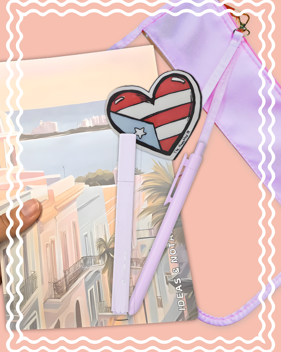 Libreta Con Líneas Inspirada En Las Calles Del Viejo San Juan-Sola o en Combo