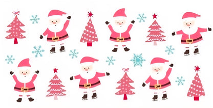 Bookmarks Acrílico Navidad Rosado