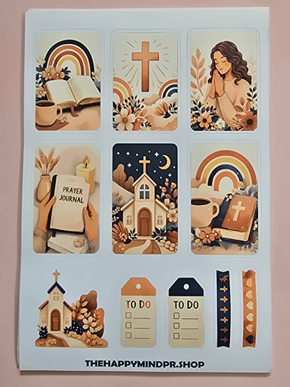 Fe Colores Tierra (53 Stickers)